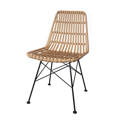 라탄소재의 이국적인 예쁜 디자인의자 하바나 사이드체어