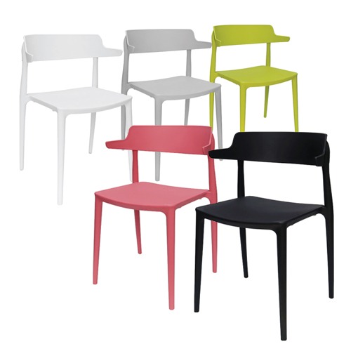 CPC437 도리스체어 플라스틱 사출 파스텔 디자인 의자