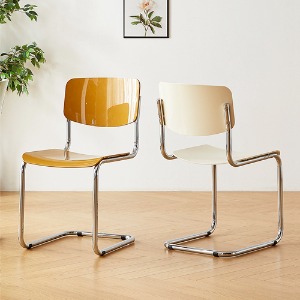 CPC453 레인보우체어 플라스틱 철제 카페 거실 식탁 디자인 의자