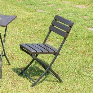 CYC342 헤이즐 체어 야외용 사각 철제 의자 편의점 테라스 간이 정원 의자